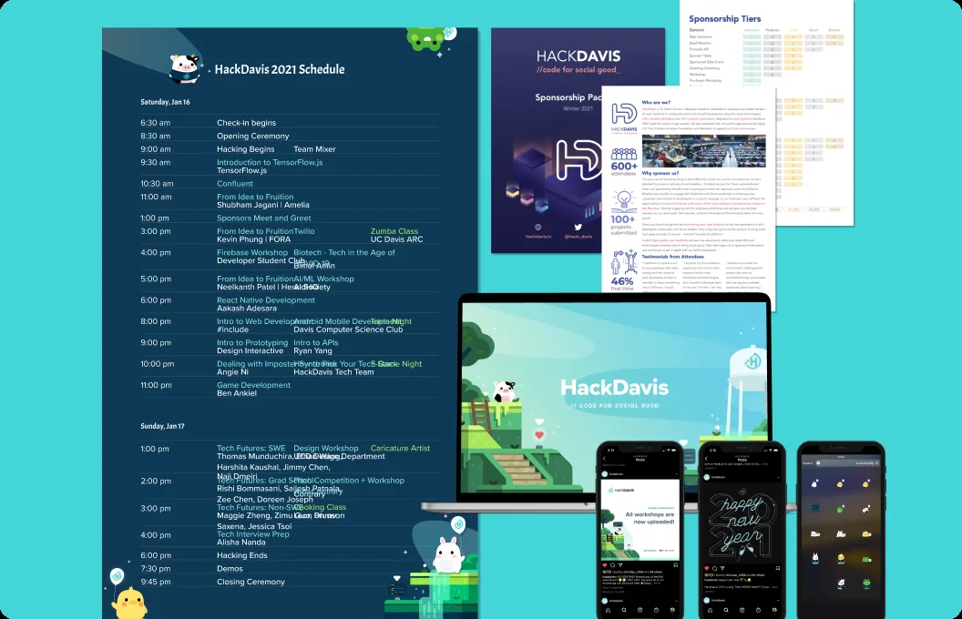 HackDavis brand work